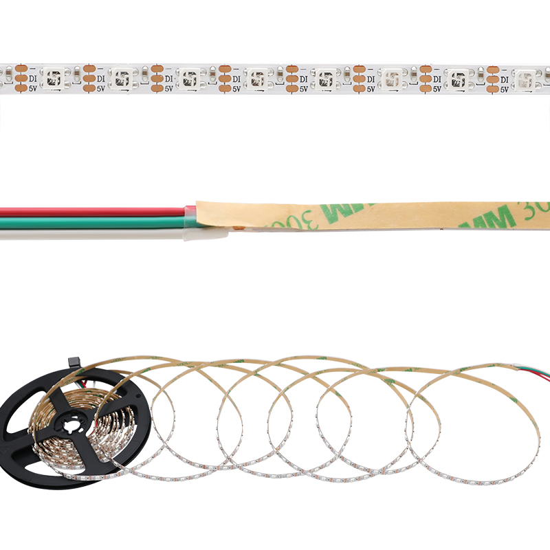 SK6812 RGB 3535SMD 90LEDS/M DC5V 5MM-Wide Digital Intelligent Addressable LED Strip Lights - 3.28 - 6.56ft per roll SK6812 RGB 3535SMD 90LEDS/M DC5V 5MM-Wide Digital Intelligent Addressable LED Strip Lights - 3.28 - 6.56ft per roll